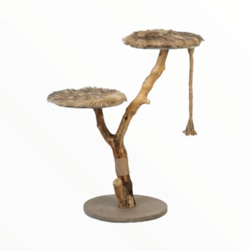 Designed By Lotte Árbol Rascador Elora con Tronco Real para Gatos