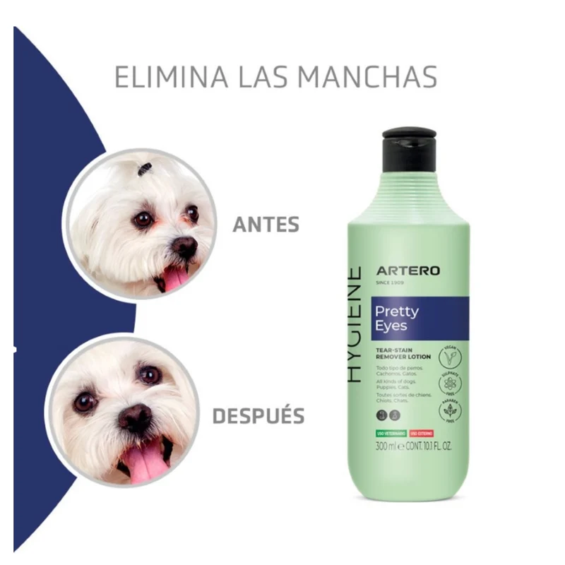 Artero Pretty Eyes Limpiador Lagrimal para Perros y Gatos — 300ml