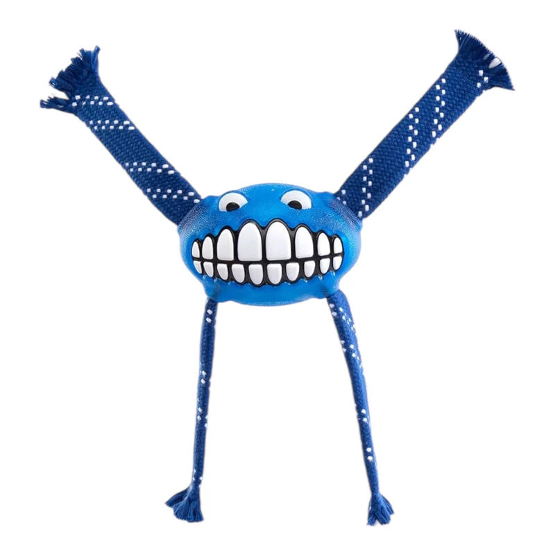 Rogz Flossy Grinz — Juguete Dental de Fetch y Tira y Afloja para Perros