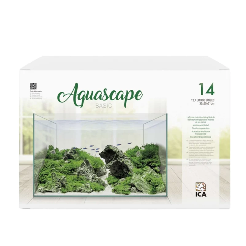 Kit Acuario Aquascape Basic — Iniciación Acuarismo Completo