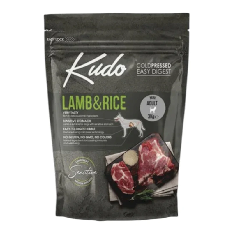 Kudo Cool Pressed Cordero Medium Maxi para Perros — Pienso Natural