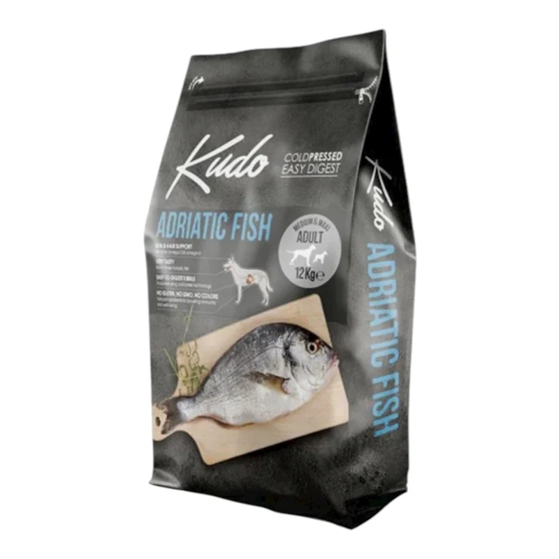 Kudo Cool Pressed Adriatic Fish Medium Maxi para Perros — Pienso Natural