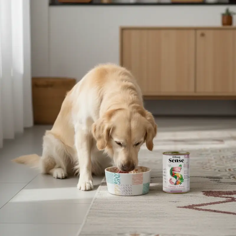 Dibaq Sense Comida Húmeda Perros Sensitive Conejo Y Pavo, 12 x 380 gr