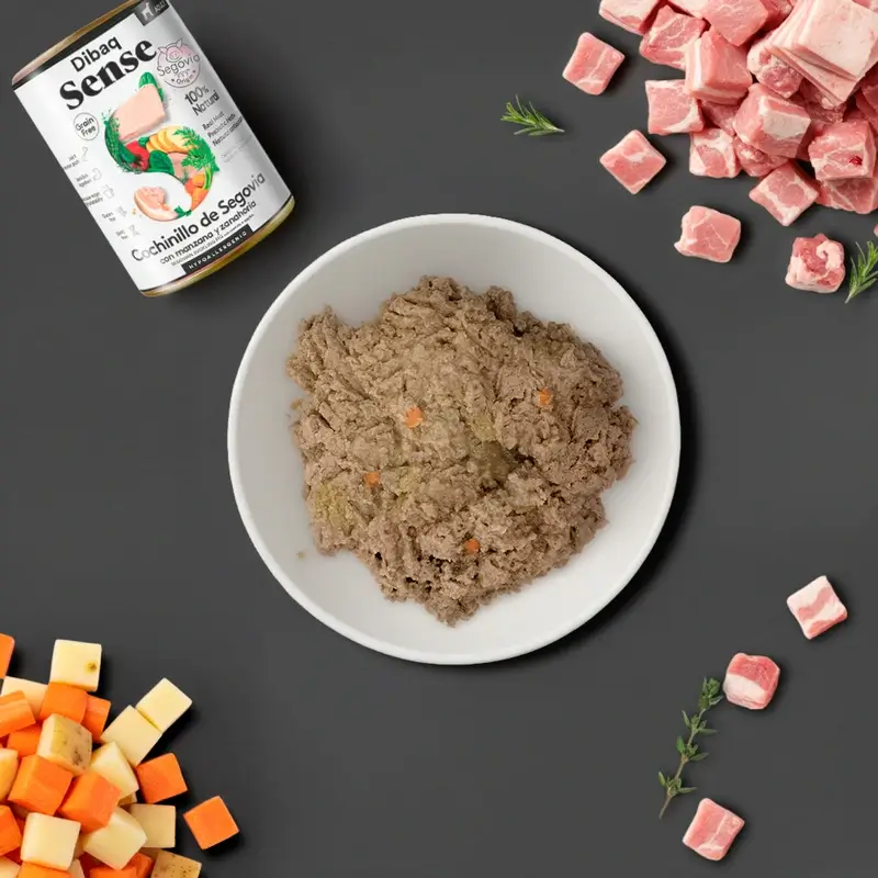 Dibaq Sense Comida Húmeda Perros Cochinillo De Segovia, 12 x 380 gr