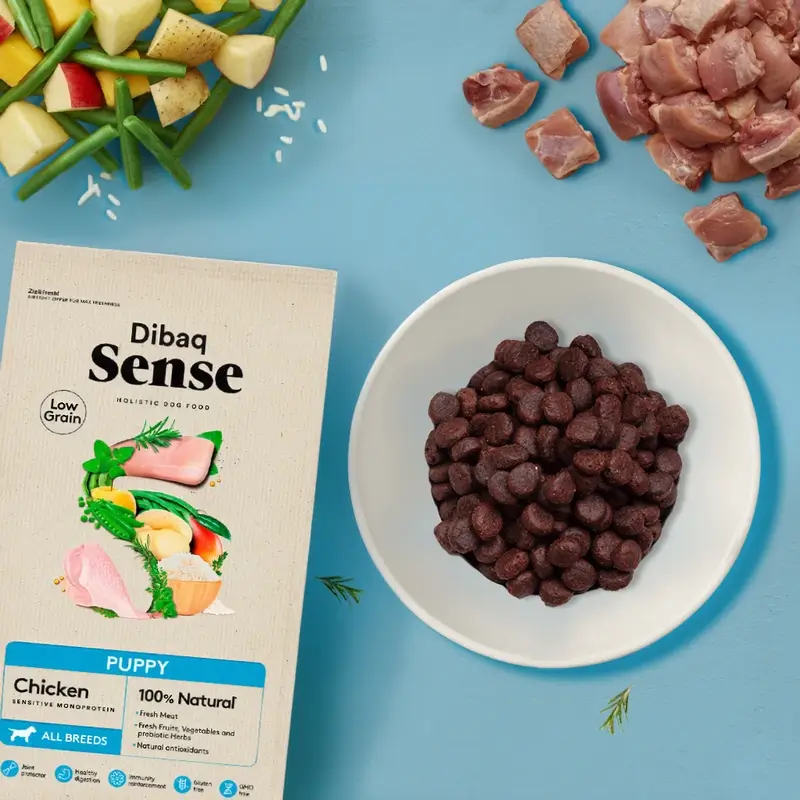 Dibaq Sense Pienso Perros Low Grain Pollo Cachorro, 12 kg