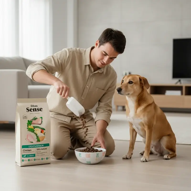 Dibaq Sense Pienso Perros Low Grain Pollo Light O Senior, 12 kg