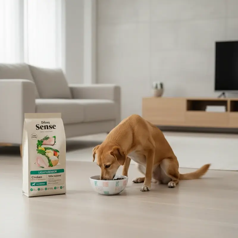 Dibaq Sense Pienso Perros Low Grain Pollo Light O Senior, 2 kg