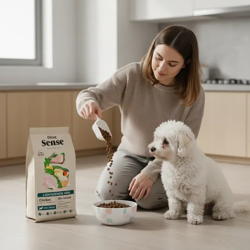 Dibaq Sense Pienso Perros Low Grain Pollo Light O Senior Mini, 2 kg