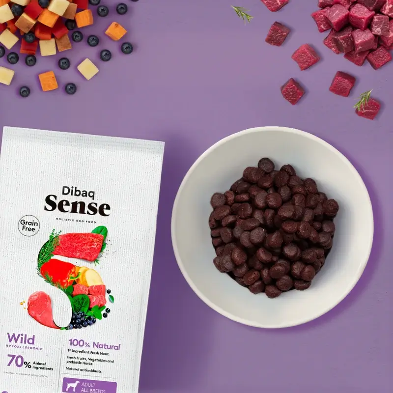 Dibaq Sense Pienso Perros Grain Free Jabalí Y Ciervo, 2 kg