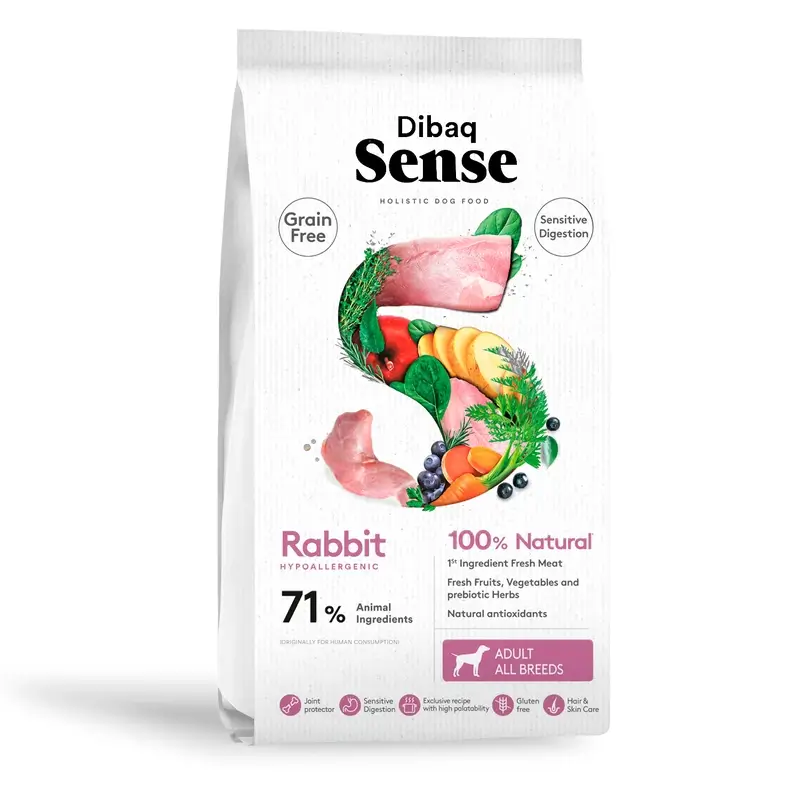 Dibaq Sense Pienso Perros Grain Free Sensitive Conejo, 10 kg