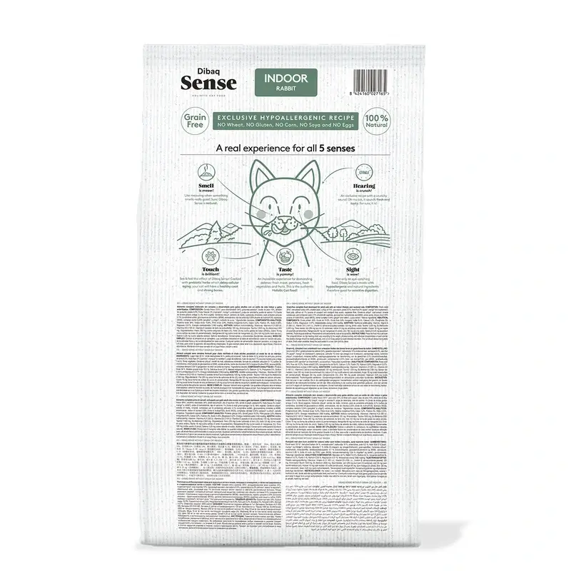 Dibaq Sense Pienso Gatos Grain Free Indoor, 6 kg
