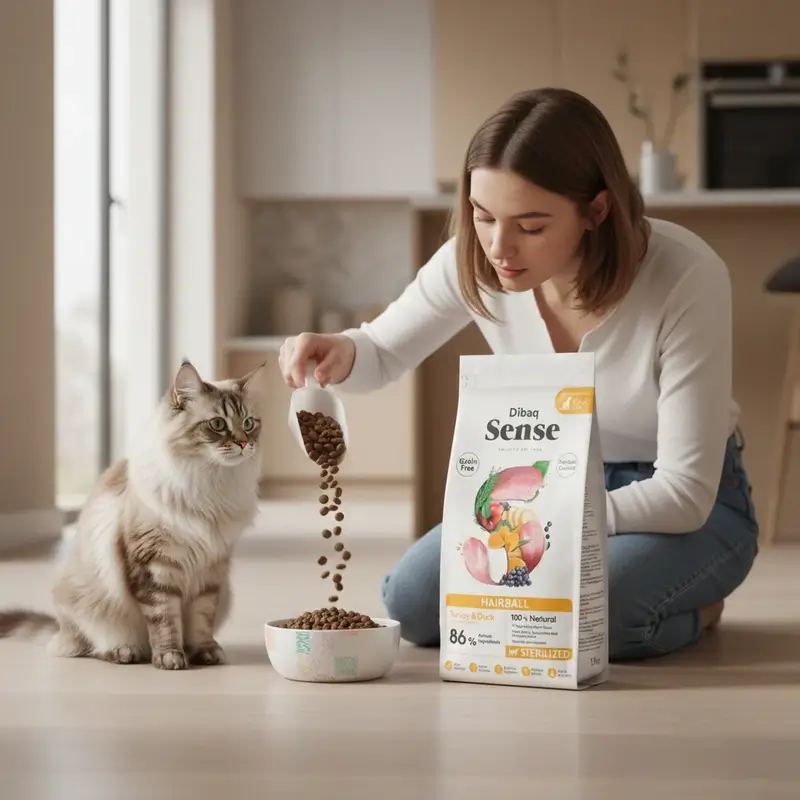 Dibaq Sense Pienso Gatos Grain Free Hairball, 1,5 kg