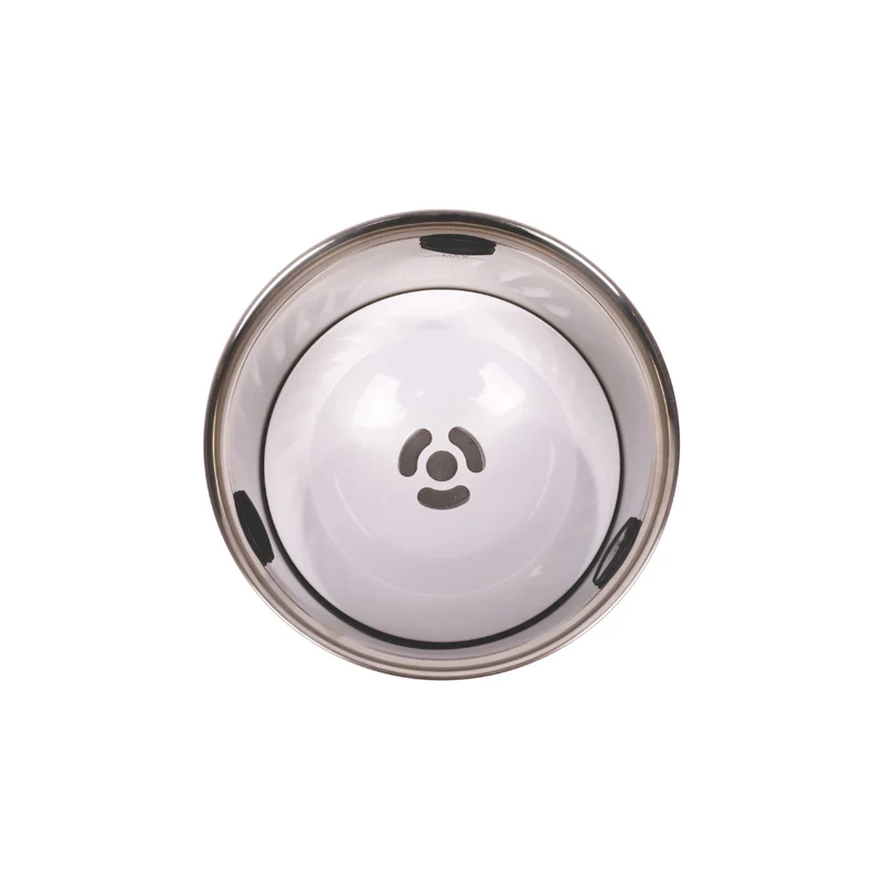 Splash Control Dog Bowl 3.7L - Charcoal Black