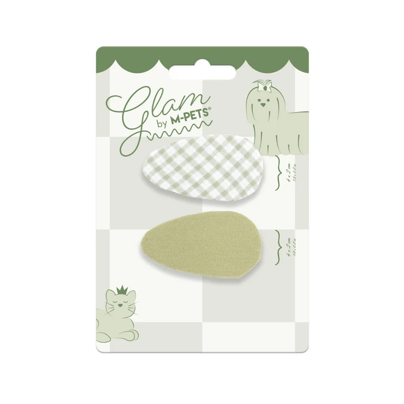 GLAM Hair Accessories for pets clip - Green