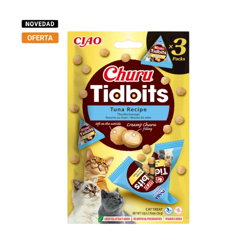 Cat Tidbits Rellenos de Crema para Gatos