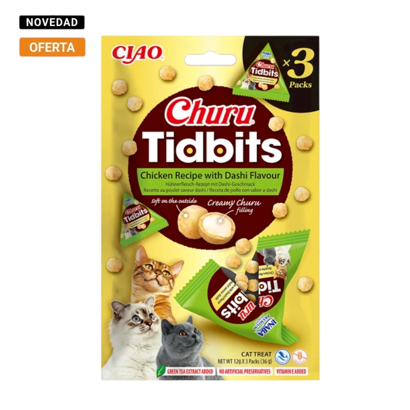 Cat Tidbits Rellenos de Crema para Gatos