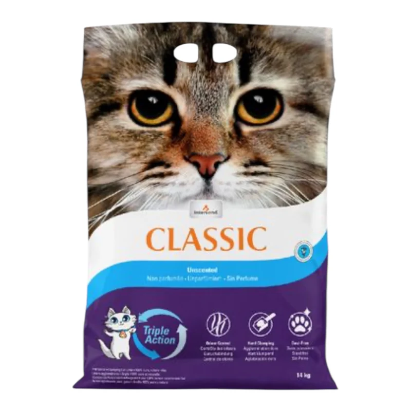 Intersand Classic Arena Aglomerante 7kg para Gatos — Alta Absorción