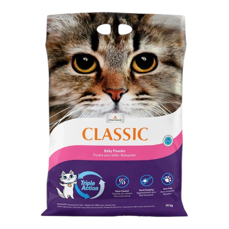 Intersand Classic Arena Aglomerante 7kg para Gatos — Alta Absorción