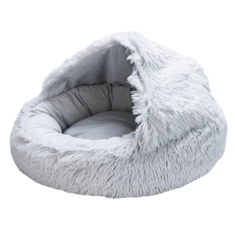 Beeztees Cuna Saco Kiki para Perros y Gatos — Con Tapa Tipo Igloo