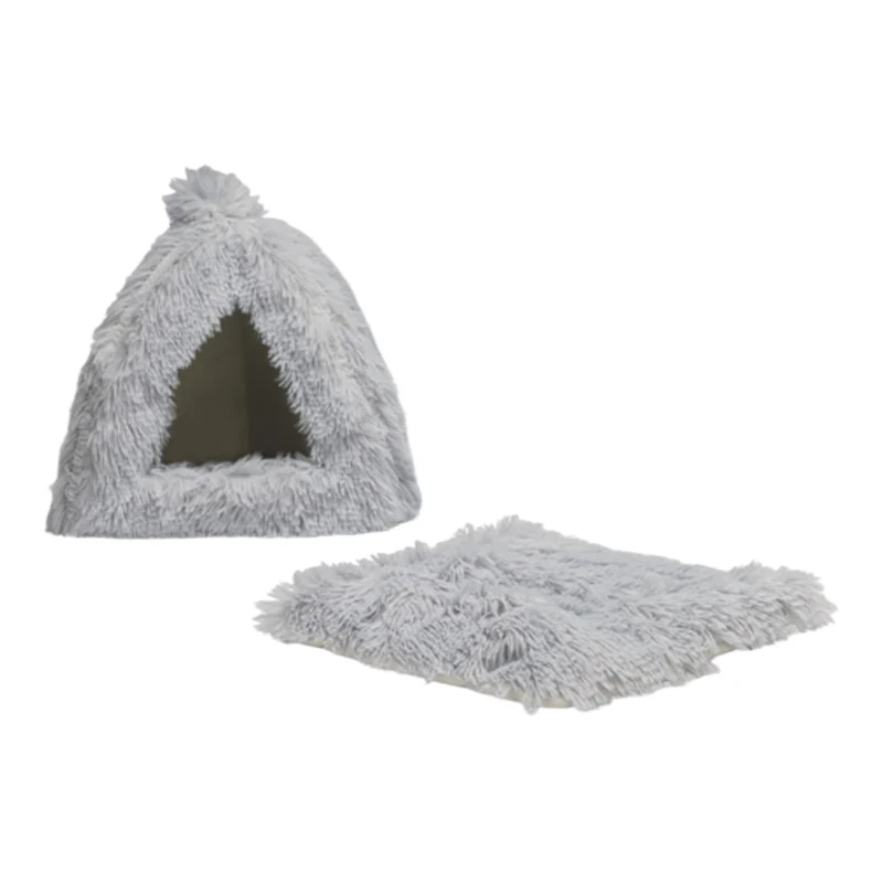Igloo Cosmo Comfort para Mascotas — Cama Refugio Suave y Acogedora