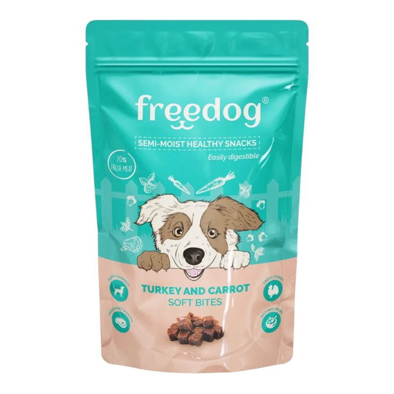 Freedog Snacks Pavo y Zanahoria para Perros — Snack Natural