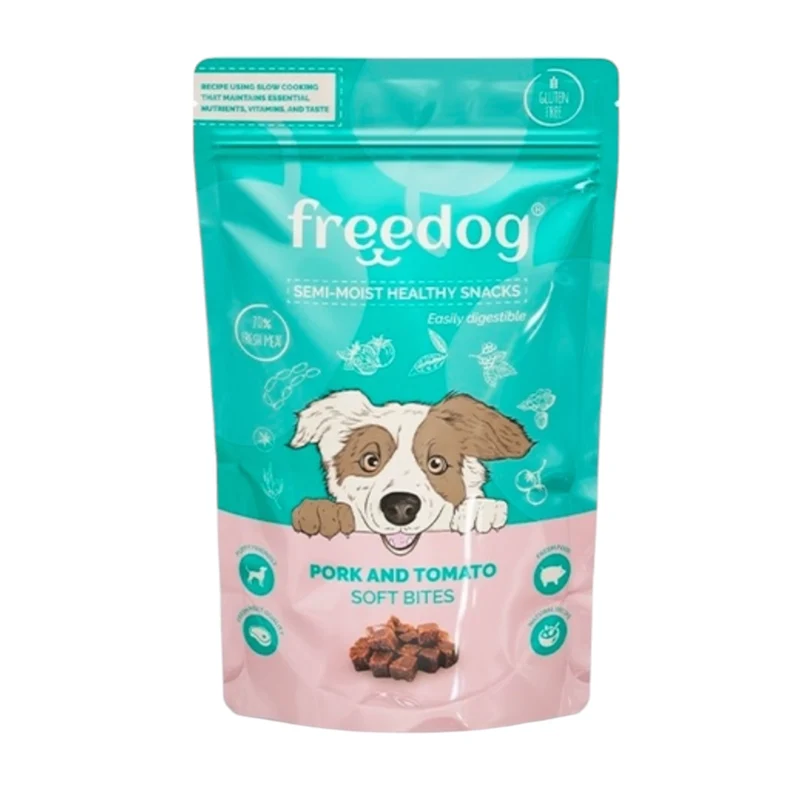 Freedog Snacks Cerdo y Tomate para Perros — Snack Natural Sin Cereales