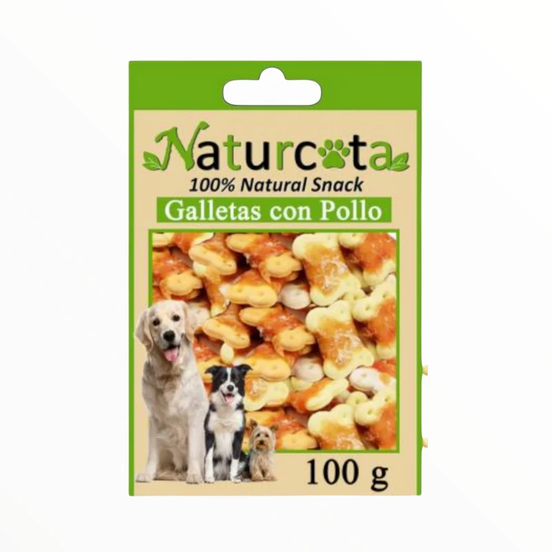 Naturcota Galleta con Pollo para Perros — Snack Natural 100g