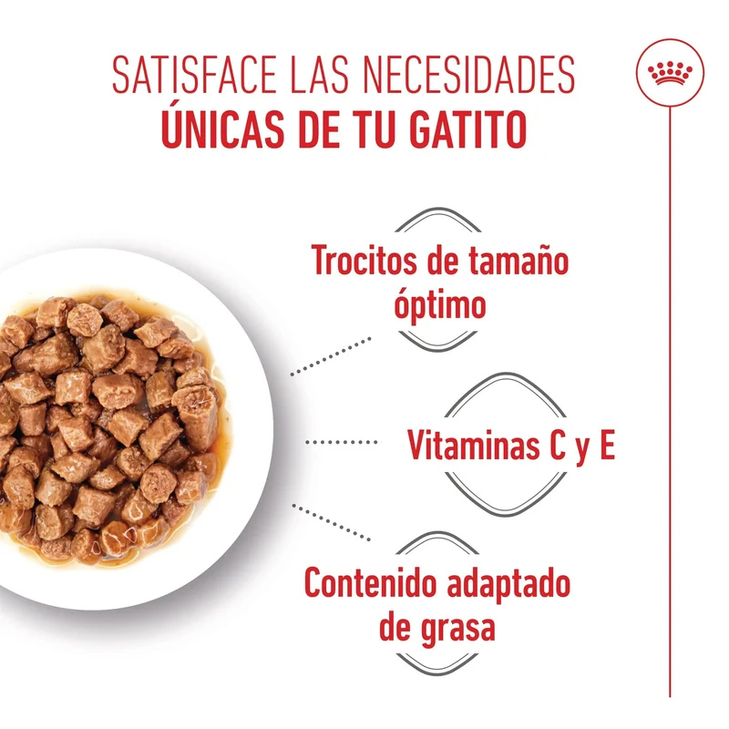 Royal Canin Kitten Sterilized en Salsa 85 g Comida Húmeda para Gatitos