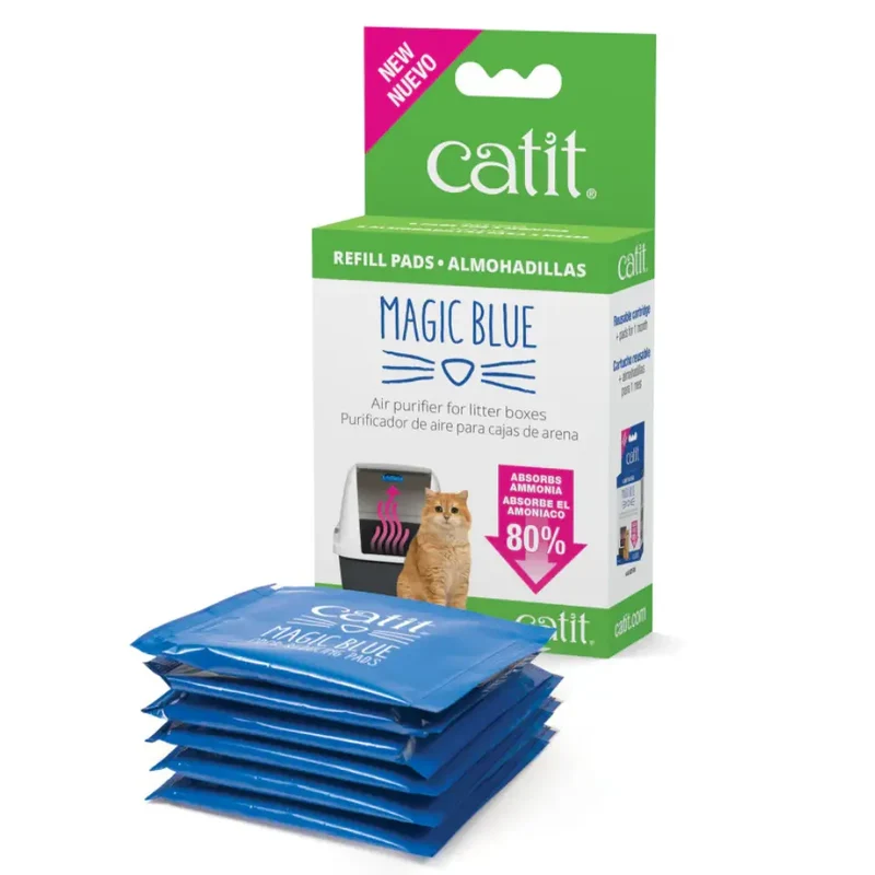 Catit Magic Blue Recambio Almohadilla Reductor de Olores Para Gateras
