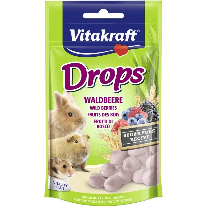 Vitakraft Drops Conejos Enanos Fruta 75 gramos