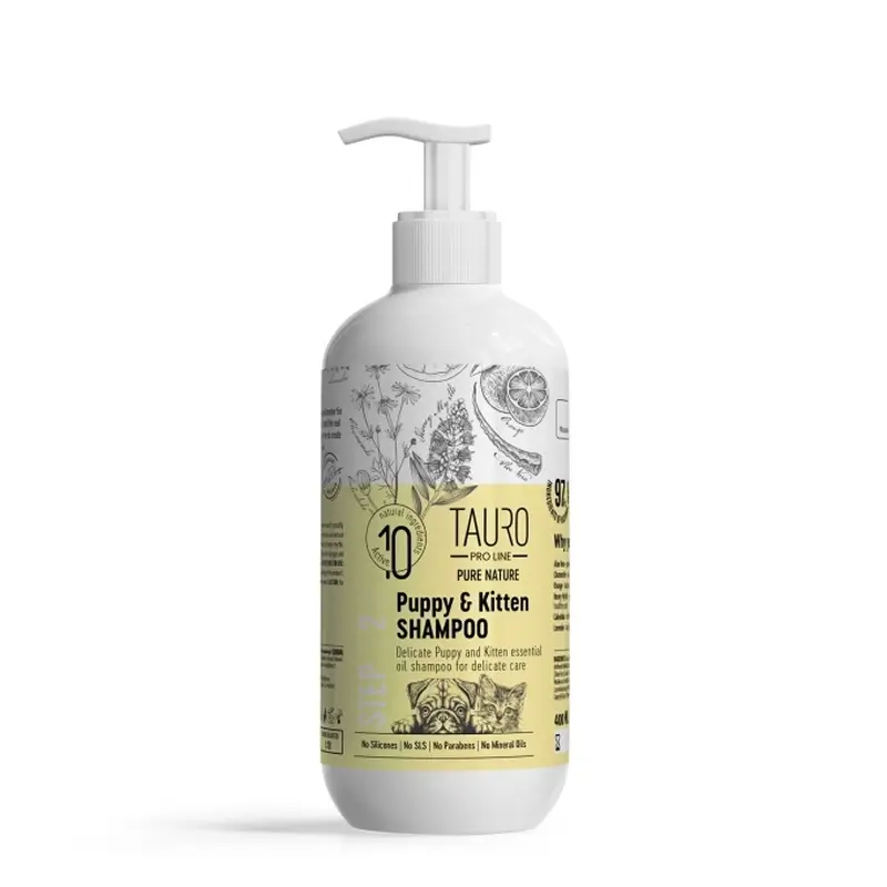 Tauro Pro Line Champu Delicate Puppy & Kitten, 400 ml