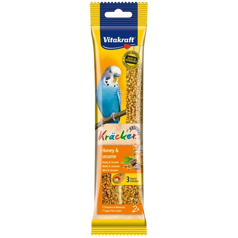 Vitakraft Barritas Periquito Miel Y Sesamo 7x2 unidades