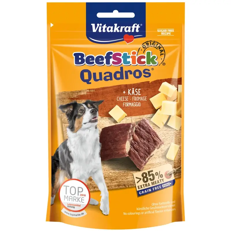 Vitakraft Beef Stick Quadros Queso 7x70 gramos