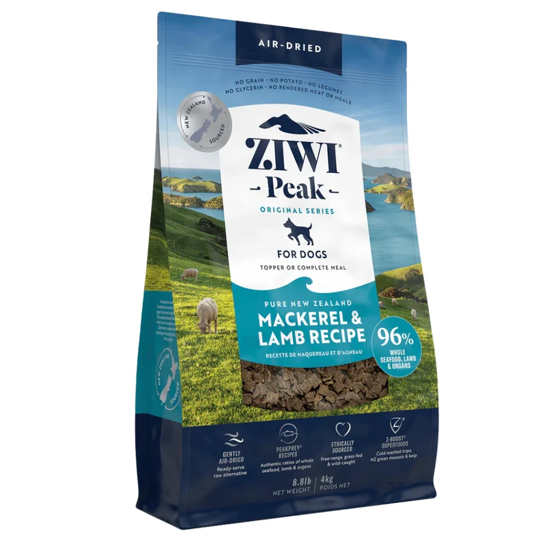 ZIWI Peak Air Dried Mackerel & Lamb Dry Dog Food