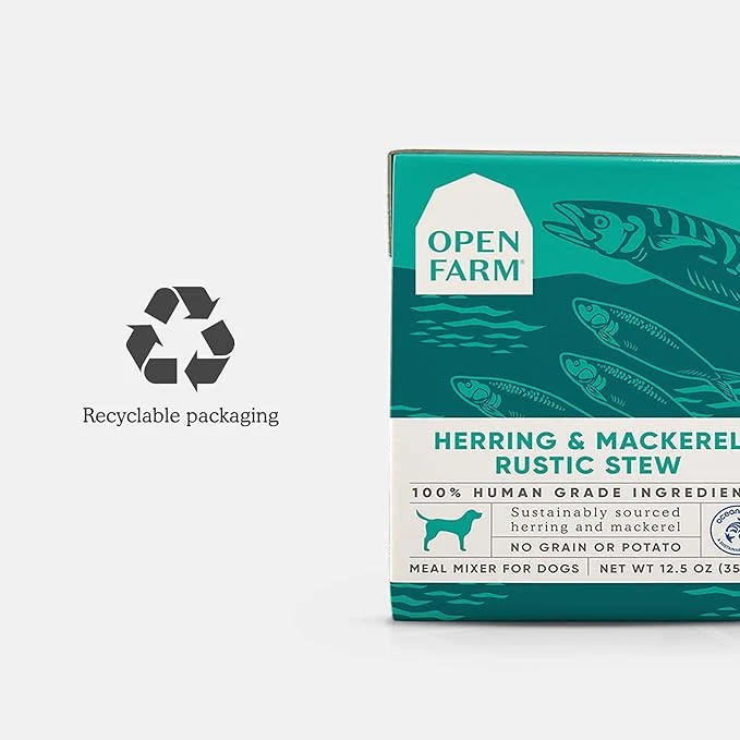 Open Farm Herring & Mackerel Rustic Stew Wet Dog Food 354G