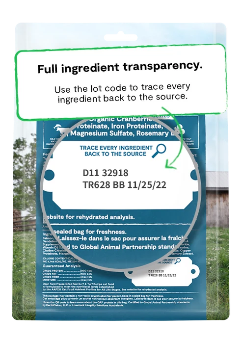 Open Farm Surf & Turf Freeze Dried Raw Cat Food 99G
