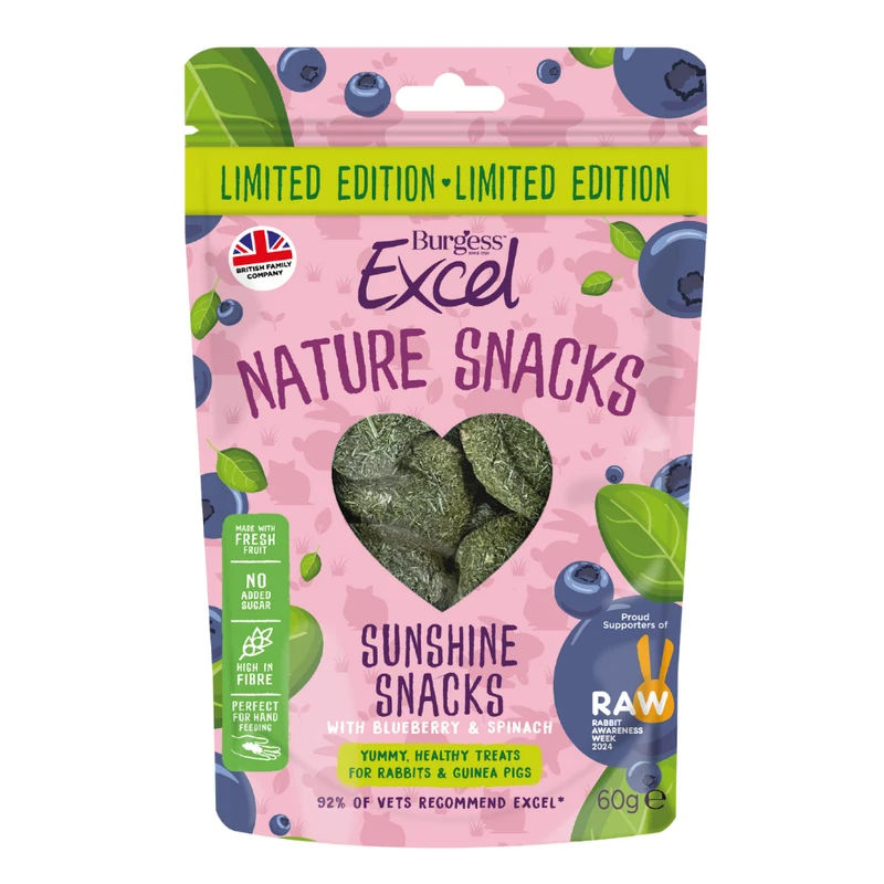 Burgess Excel Sunshine Snacks For Small Pets 60g