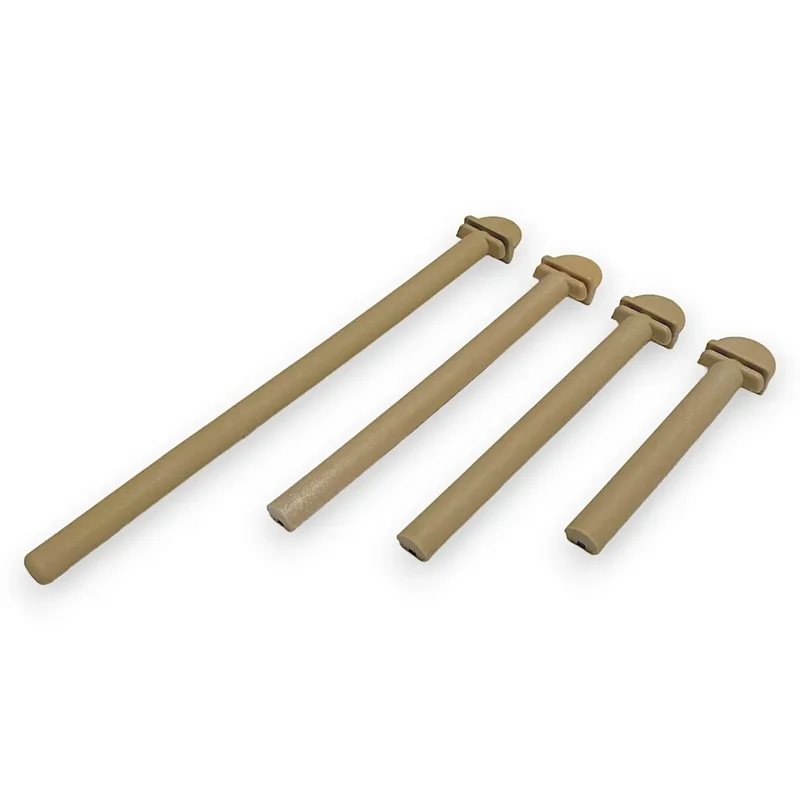 Percha de plástico marrón 22cm