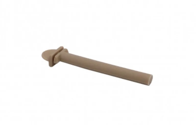 Percha de plástico marrón 10cm
