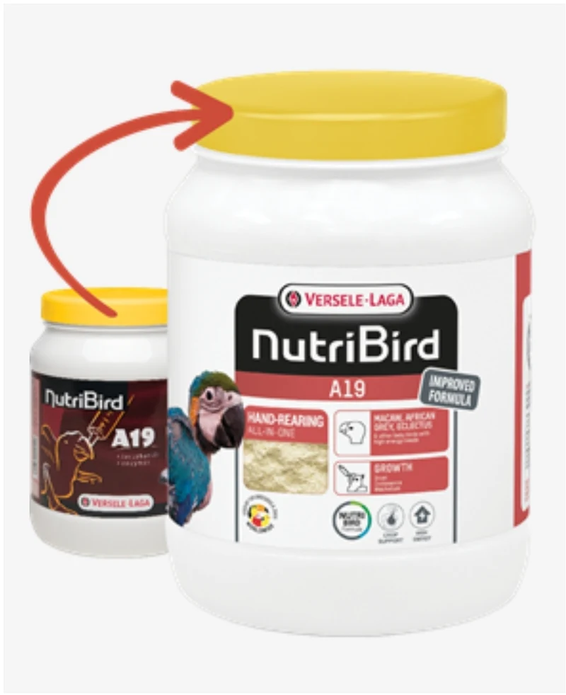 NutriBird A19 - 800 gramos - Cría a mano
