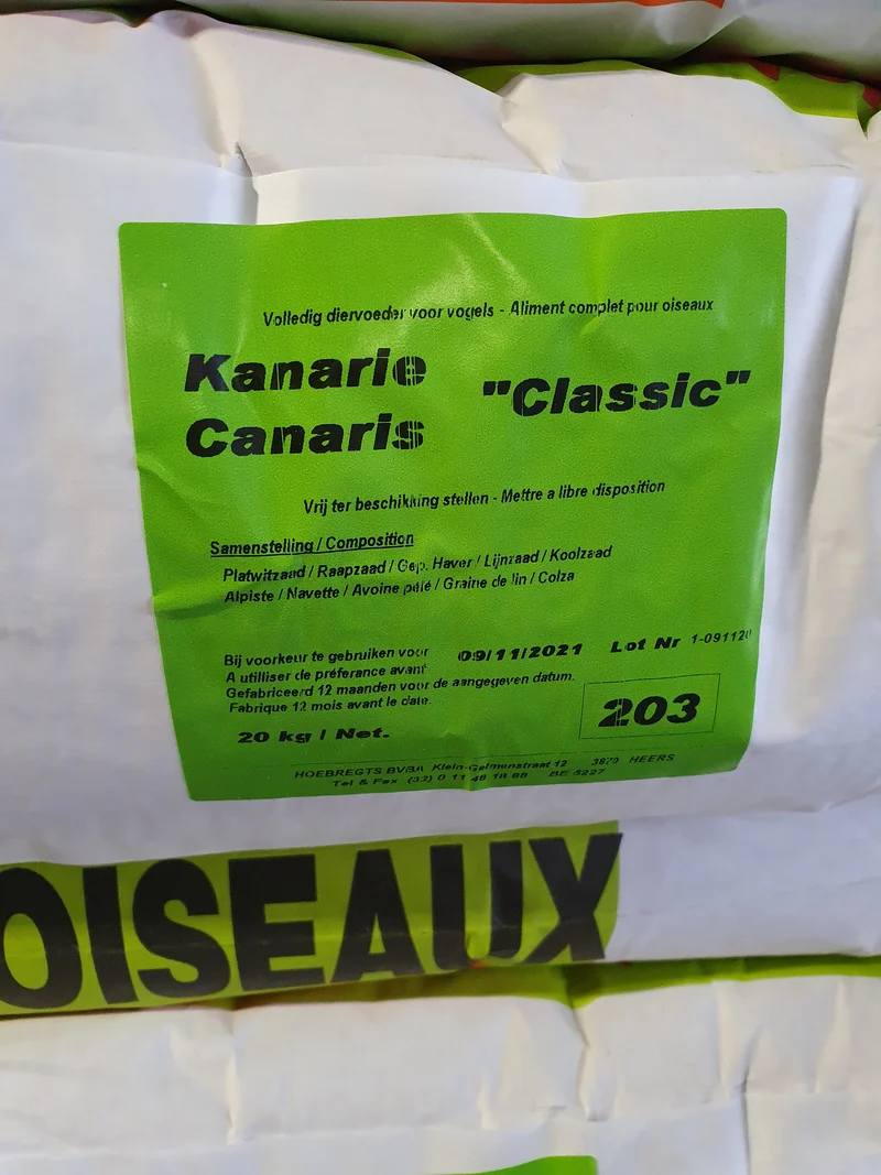 Canary Classic - Bolsa 20kg - Comida para pájaros