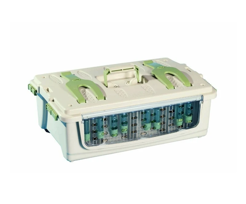 Caja de Transporte de Plástico Safari (4 piezas con tapa)