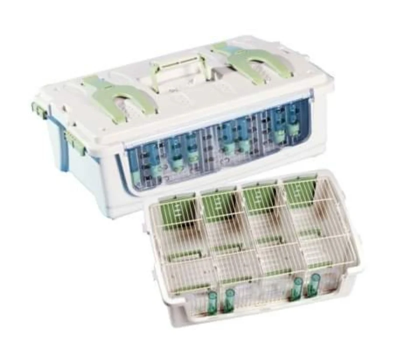 Caja de Transporte de Plástico Safari (4 piezas con tapa)