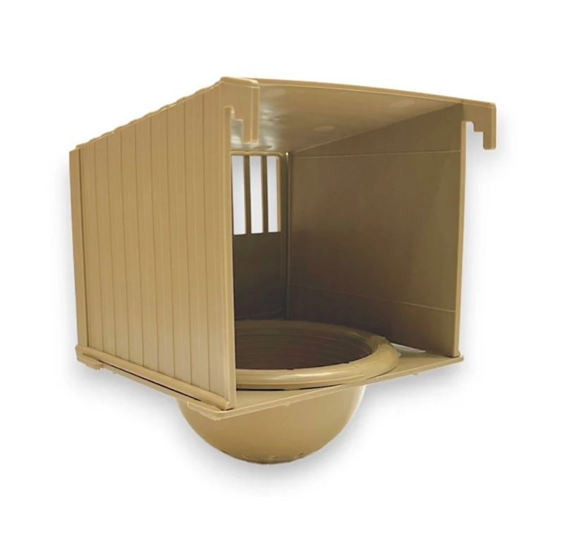 Nido colgante beige con cuenco nido beige