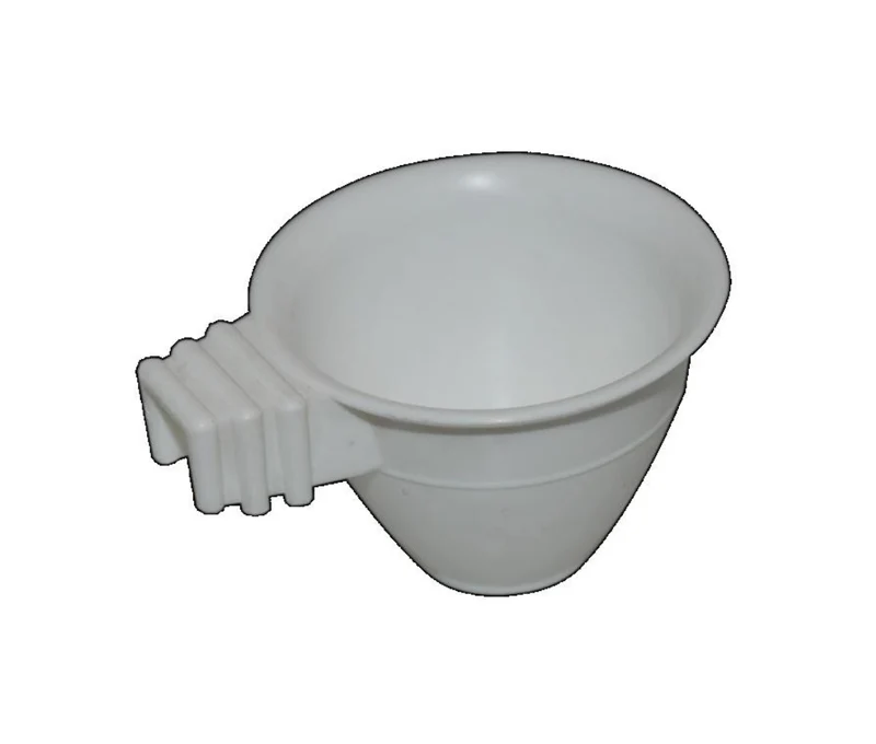 tazón de comida de huevo blanco