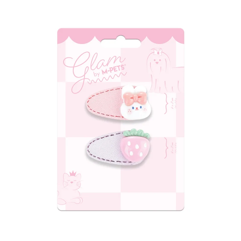 GLAM Hair Accessories for pets clip - Pink