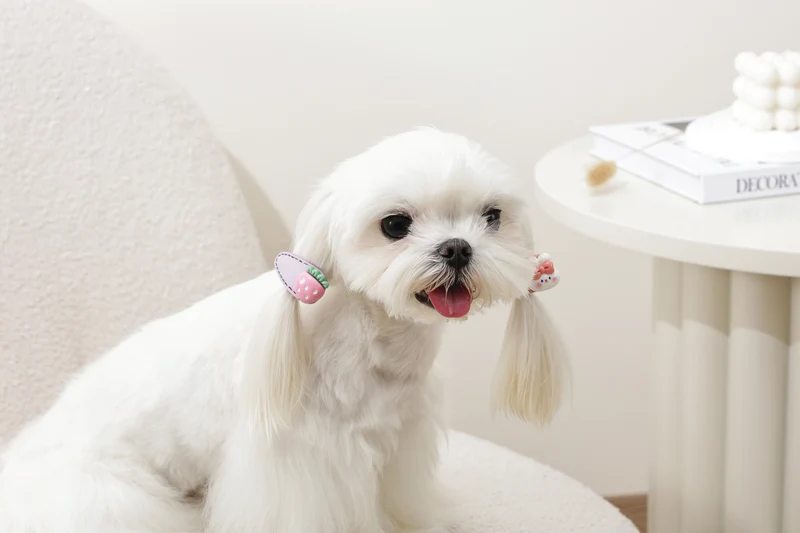 GLAM Hair Accessories for pets clip - Pink