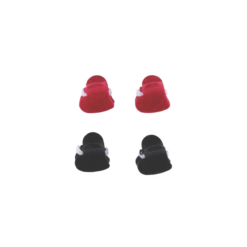 GLAM Hair Accessories for pets heart shape clip - Black & Red