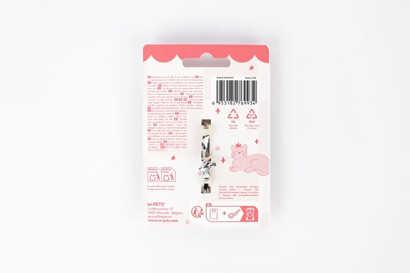 GLAM Hair Accessories for pets clip & rubber - Red