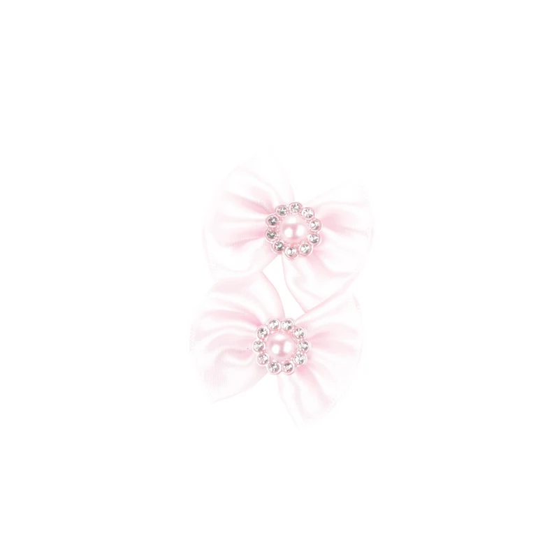 GLAM Hair Accessories for pets rubber band with pearl - Pink